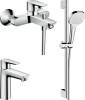 Душевой комплект Hansgrohe Talis E 71710000 + Talis E 71740000 + душевой гарнитур Croma Select E Vario 26582400