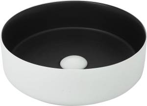Раковина Weltwasser WW Elbach M3134 WB белая черная