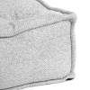 Модуль мягкий Tetchair Miracle 25336 VT shape silver велюр, букле, угловой фото 8
