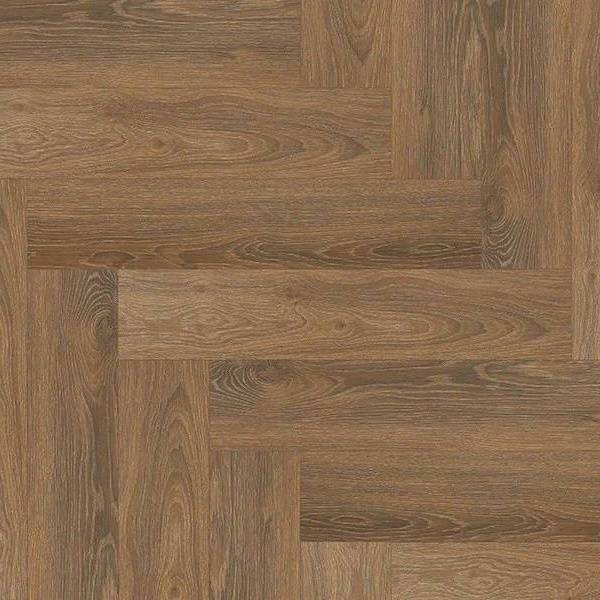 SPC Ламинат FLoorFactor Herringbone 5/34 4V HB.15 Tobacco Braun Oak 675x135
