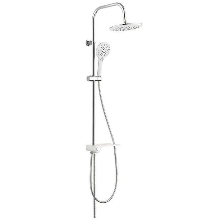 Душевой гарнитур Osgard Grunan 10090 белый, с тропическим душем