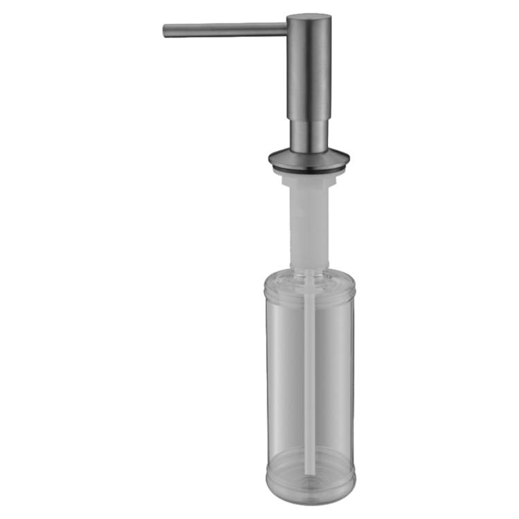 Дозатор для кухонной мойки Paulmark Decus D004-MG Матовый Серый