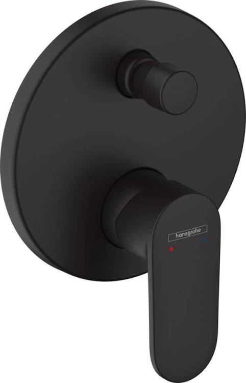 Смеситель для ванны с душем Hansgrohe Vernis Blend 71466670 матовый черный
