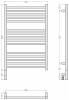 Полотенцесушитель электрический Сунержа Модус 3.1 03-5900-8050 Золото, 80x50 фото 4