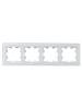 Рамка 4-постовая IEK Brite BR-M42-G-K01 белый фото 2