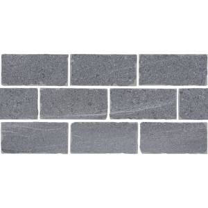 Бордюр Kerama Marazzi Роверелла BR023T Серый Мозаичный 14.7x34.5