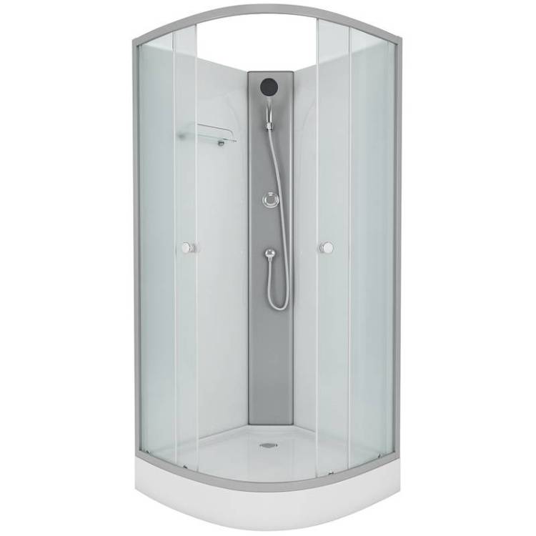 Душевая кабина Niagara NG-4301-14BK с низким поддоном, без крыши
