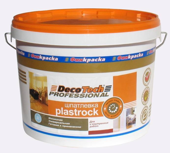 Шпатлевка DecoTech Plastrock 4.8 кг