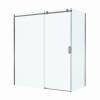 Душевой уголок BelBagno SOFT_CLOSE-2-AH-1-180/100-C-GM профиль оружейная сталь, стекло прозрачное, 180x100x200