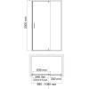 Душевая дверь в нишу Wasserkraft Aisch 55P12 фото 8