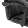 Кресло компьютерное Tetchair Cambridge metalBL 25023 черный, кож.зам, ткань фото 8