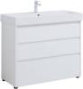 Тумба под раковину Aquanet Nova Lite 00302478 100 белый глянец, 3 ящика