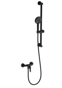 Смеситель для душа Wonzon & Woghand WW-4570-MB с гарнитуром, черный матовый