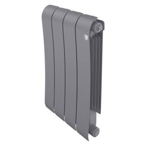 Дизайн-радиатор биметаллический Royal Thermo Infinity 500 Silver Satin - 4 секц.