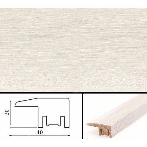 Порог завершающий Tarkett OAK WHITE EP (Дуб Белый ЕР) 1600x40x20