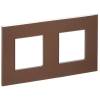Рамка 2-постовая IEK Skandy SK-M22-M-K30 шоколад