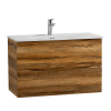 Тумба с раковиной BelBagno Marino-cer-mini 70 rovere rustico