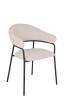 Стул Stool Group Leya DX-2548 MOHAIR-103 кремовый фото 2