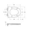 Унитаз-компакт BelBagno Lounge BB045CPR/SC/BB045/051T безободковый, с сиденьем микролифт, белый фото 13