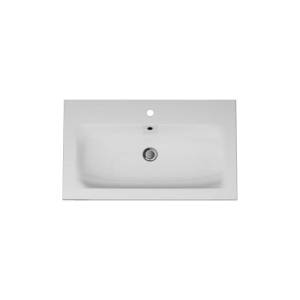 Раковина Am.Pm Spirit V2.0 M70AWCC0802WG встраиваемая, 80 см, белая глянцевая