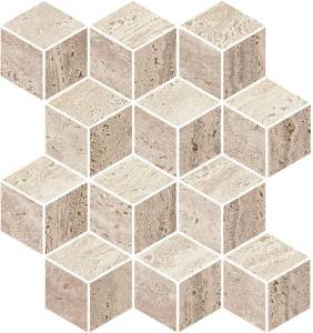 Мозаика Kerama Marazzi Про Травертин KMD2MSM019BR мозаичный микс матовый обрезной 34.5x37