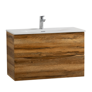 Тумба с раковиной BelBagno Marino-cer-mini 70 rovere rustico