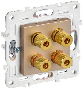 Акустическая розетка IEK Skandy SK-S40-K98 песочный