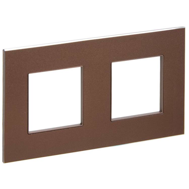 Рамка 2-постовая IEK Skandy SK-M22-M-K30 шоколад