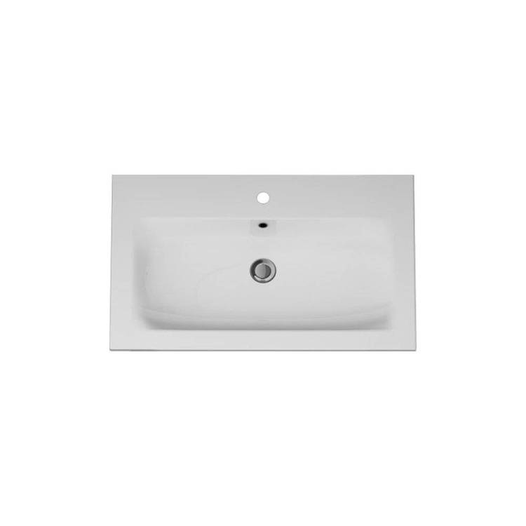 Раковина Am.Pm Spirit V2.0 M70AWCC0802WG встраиваемая, 80 см, белая глянцевая