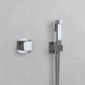 Гигиенический душ Wasserkraft A08657 встраиваемый, шланг 120 см, хром
