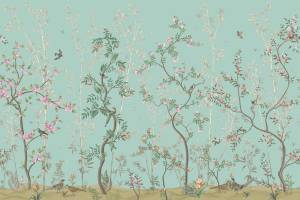 Фреска Ortograf Chinoiserie 33920 Spring garden Филиграна со стразами FM-F/S