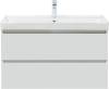 Тумба с раковиной Aquanet Vega 90 белый глянец фото 5