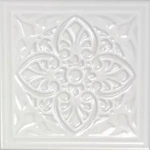 Декор Monopole Armonia A Blanco 15x15