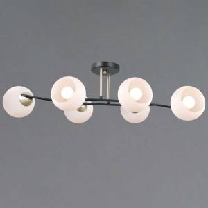 Потолочный светильник Illumico IL0798-6CSQ-25 BK AB TRENTO