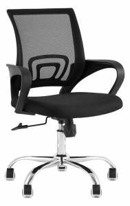 Кресло компьютерное Stool Group TopChairs Simple WH-805 black черный