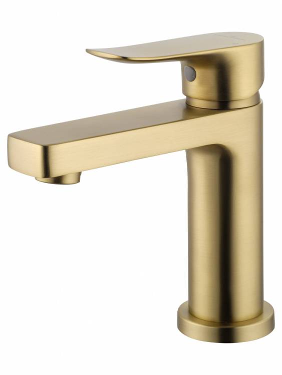 Смеситель для раковины Wonzon & Woghand WW-A40222-BG брашированное золото