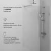 Душевая перегородка Am.Pm X-Joy W94WI-100-F1-MTE 100x195, стекло прозрачное 6 мм, профиль хром матовый фото 5