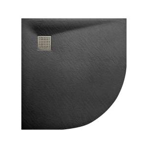 Поддон для душа Wasserkraft Elbe 74T01 90x90, чертверть круга