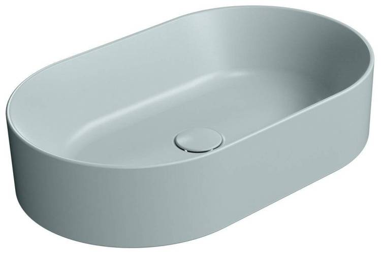 Раковина GSI Kube X 945815 голубой матовый, 60x37