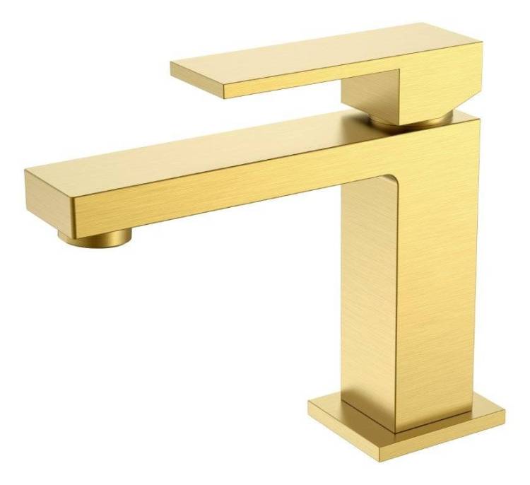 Смеситель для умывальника Boheme Qubic 471-MG Matt Gold