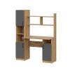 Стол компьютерный Арника СТК 13 00-00185758 дуб золотой, графит 123x57x160