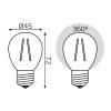 Лампа светодиодная филаментная Gauss Filament 105802207 фото 7