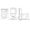 Унитаз-компакт Am.Pm Sunny C85C8600SC FlashClean, с сиденьем микролифт фото 10