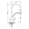 Смеситель для кухни Maretti Eleganza Gold ENG31RGF13 с гибким изливом и подключением фильтра, золотой сатин фото 6