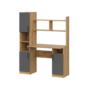 Стол компьютерный Арника СТК 13 00-00185758 дуб золотой, графит 123x57x160