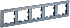 Рамка 5-постовая IEK Brite BR-M52-K35 маренго