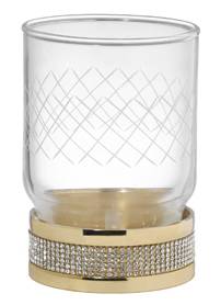 Стакан Boheme Royal Cristal 10931-G-B настольный Black Gold