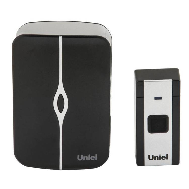 Звонок беспроводной Uniel UDB-015W-R1T1-36S-100M-WH/BL