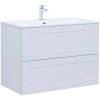 Тумба с раковиной Aquanet Терра 00313235 90 белый матовый