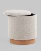 Пуф Stool Group Холли S 21B810BCB-M BCB-2 букле бежевый фото 4